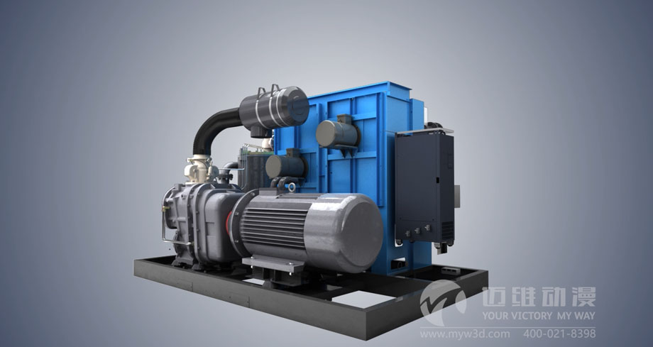 雙螺桿壓縮機(jī)三維動(dòng)畫視頻 雙螺桿壓縮機(jī)三維動(dòng)畫視頻