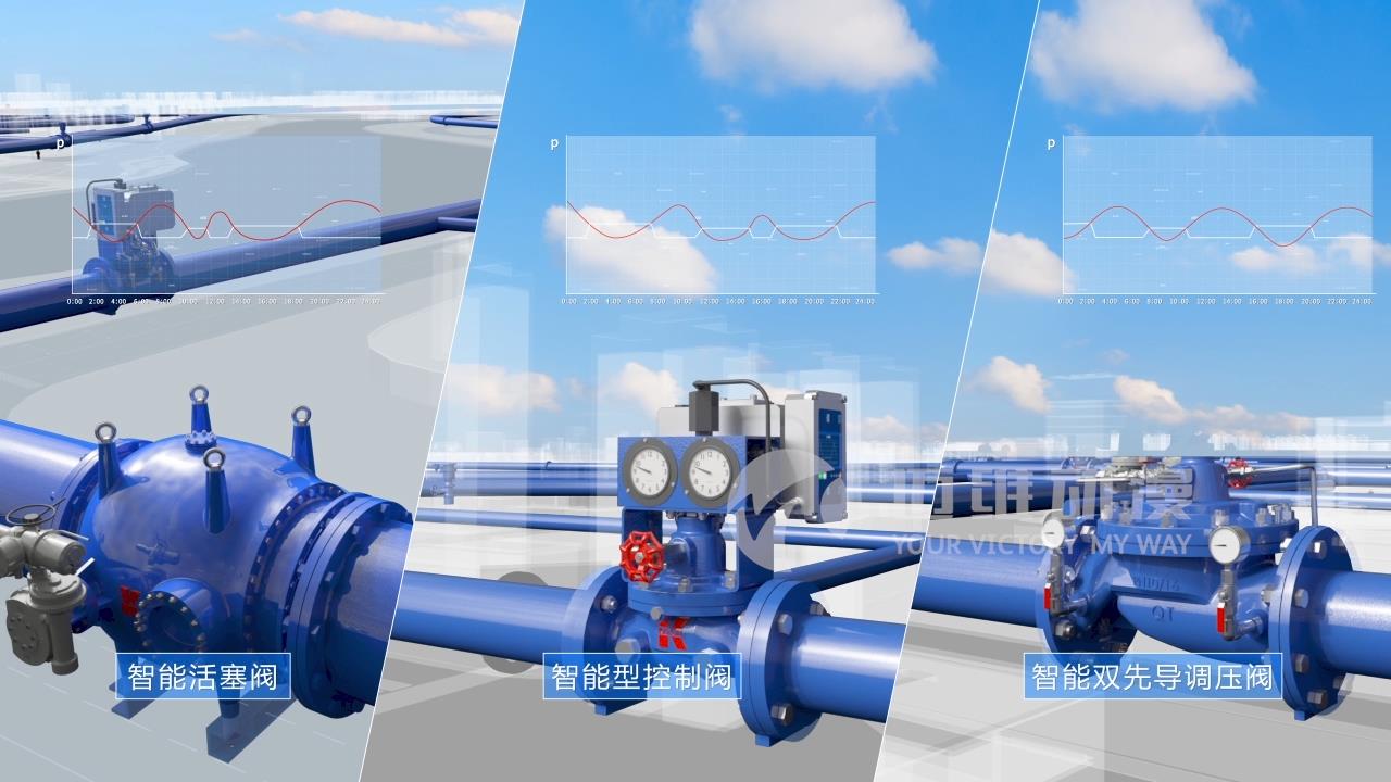 智能控壓浮球閥三維動畫展示(圖5) 智能控壓浮球閥三維動畫展示(圖5)