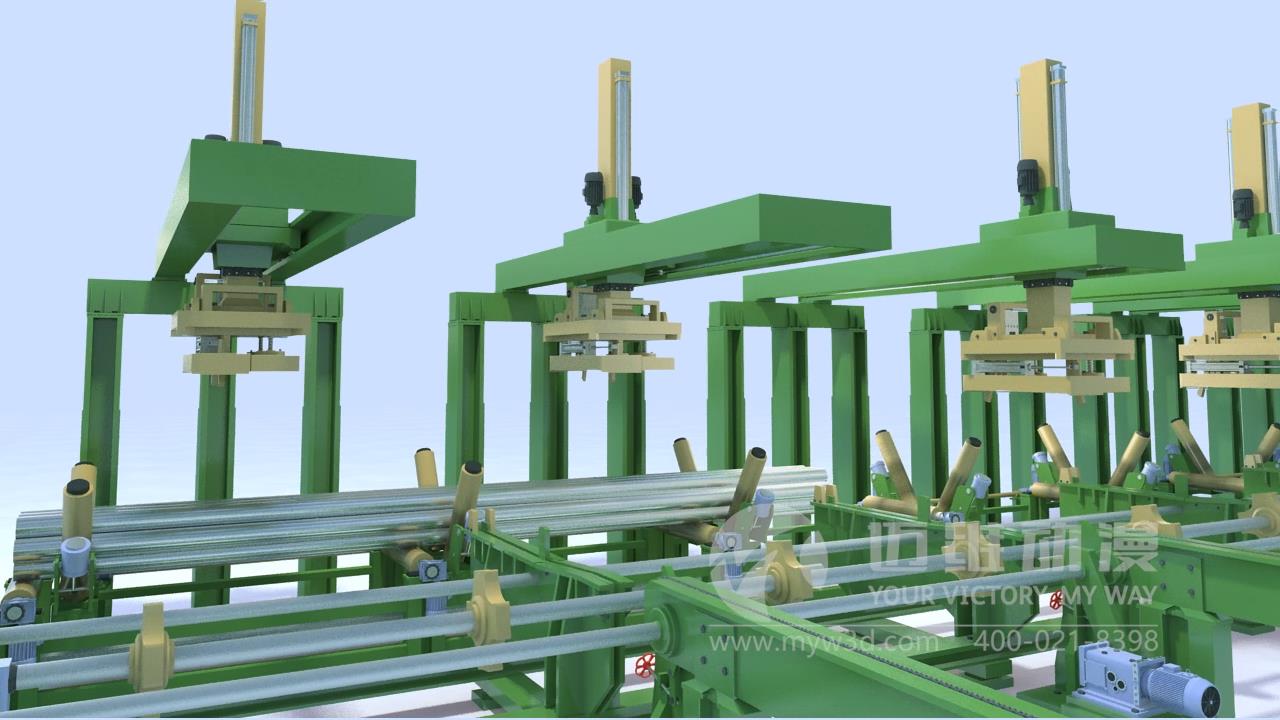 鋼管運輸捆綁生產線三維動畫.jpg 鋼管運輸捆綁生產線三維動畫.jpg