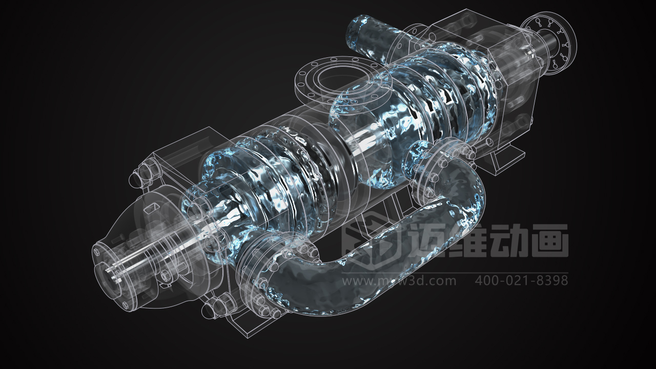 自平衡型耐磨多級離心泵三維動(dòng)畫展示(圖2)