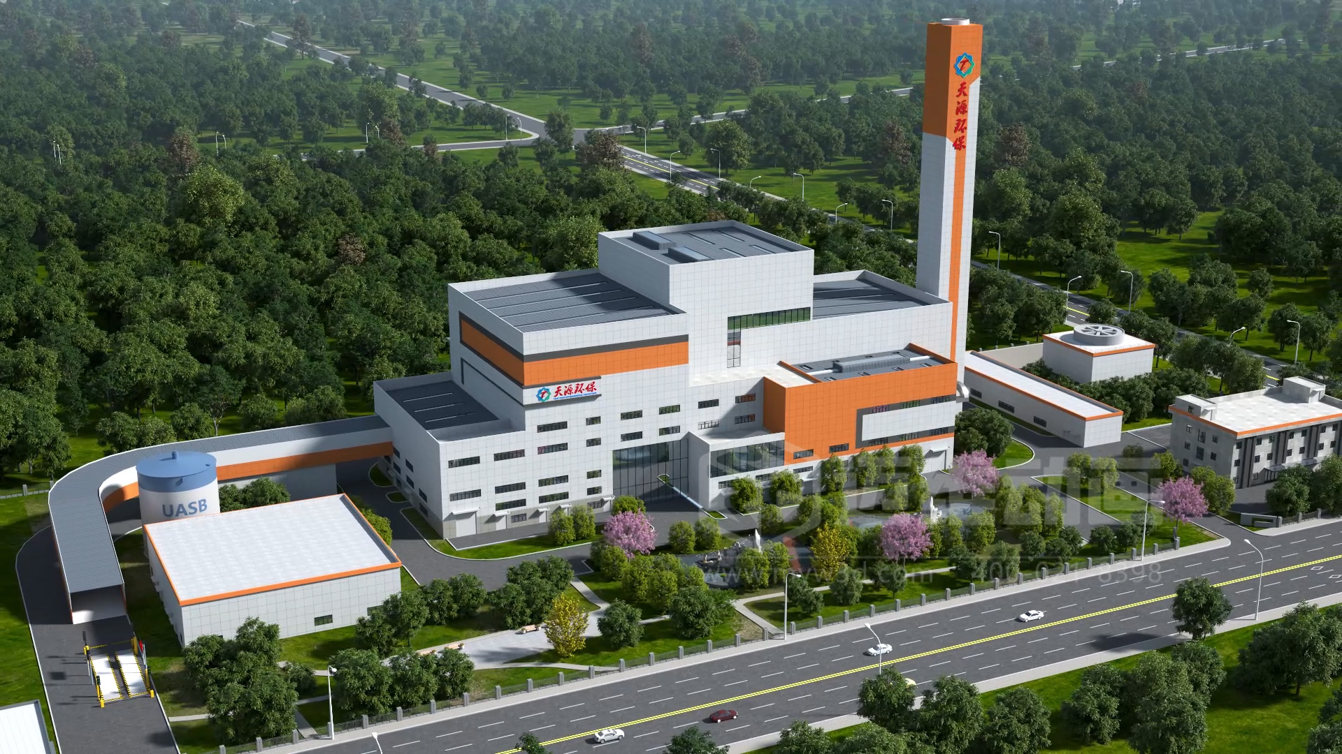 生活垃圾焚燒發電處理技術三維動畫展示(圖1)