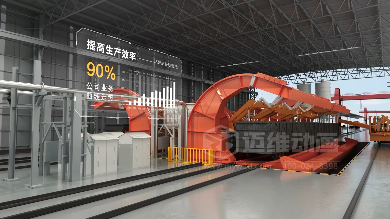 火車廂自動化余料清洗三維動畫展示(圖5)