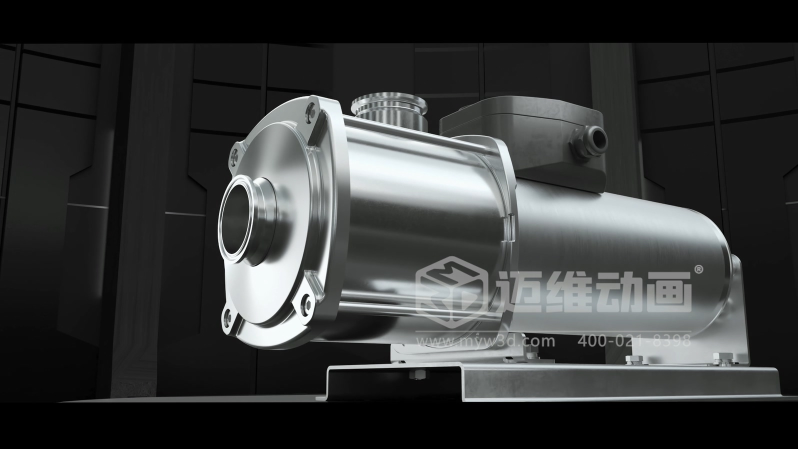 分布式儲能冷卻循環泵三維動畫(圖1)