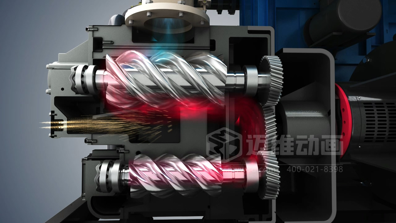 看案例說話：某頭部空壓機品牌用三維動畫，拿下千萬訂單的秘密！(圖6)