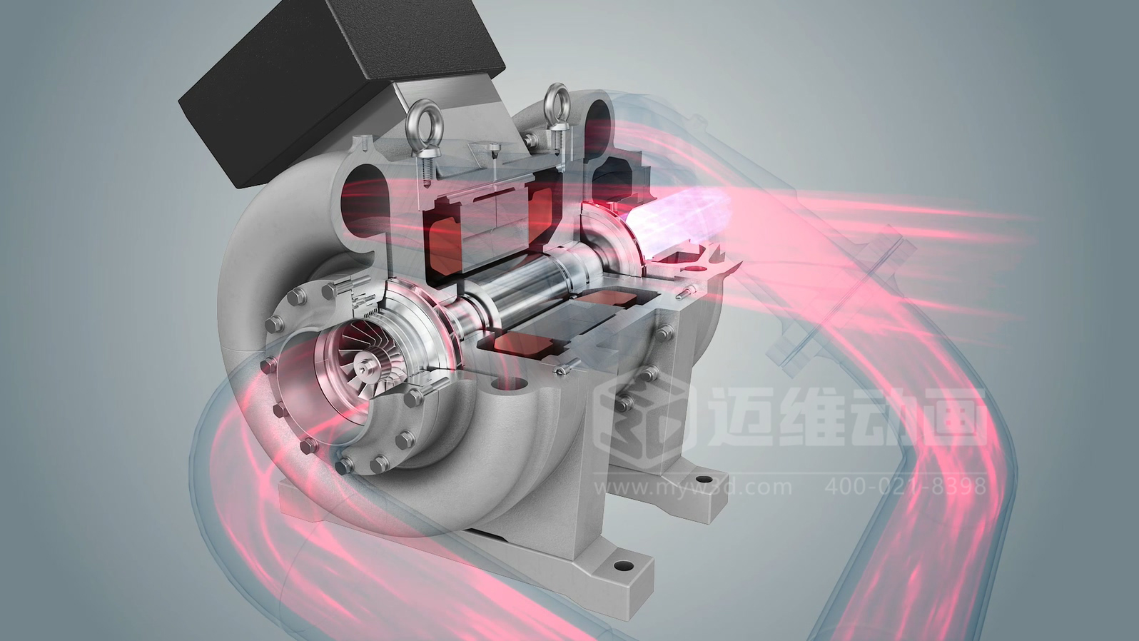 看案例說話：某頭部空壓機品牌用三維動畫，拿下千萬訂單的秘密！(圖14)