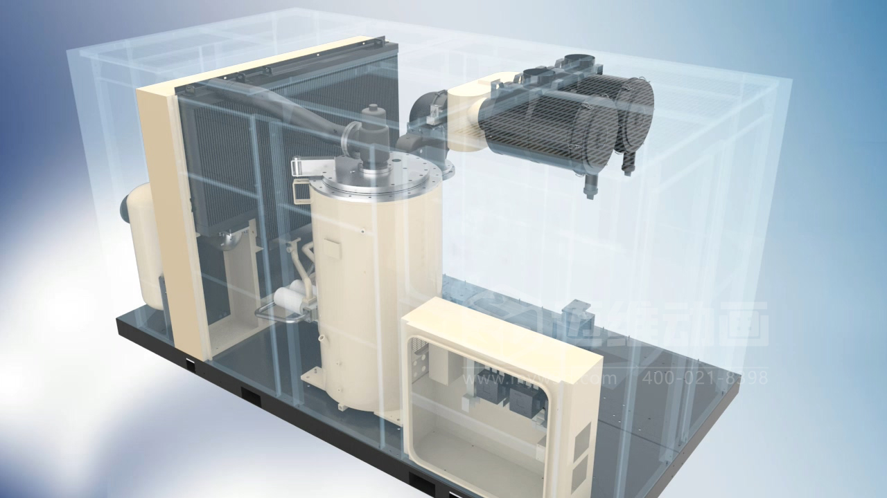 看案例說話：某頭部空壓機品牌用三維動畫，拿下千萬訂單的秘密！(圖5)