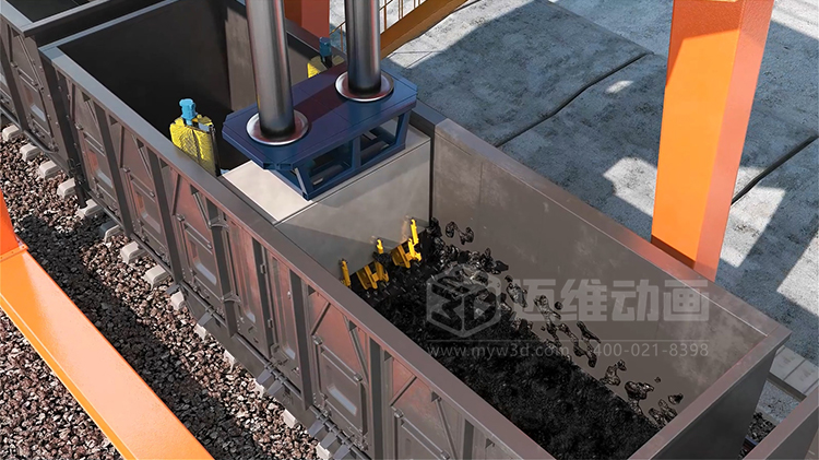 海大機器人-火車箱機器人粘凍煤清車系統三維動畫展示(圖3) 海大機器人-火車箱機器人粘凍煤清車系統三維動畫展示(圖3)