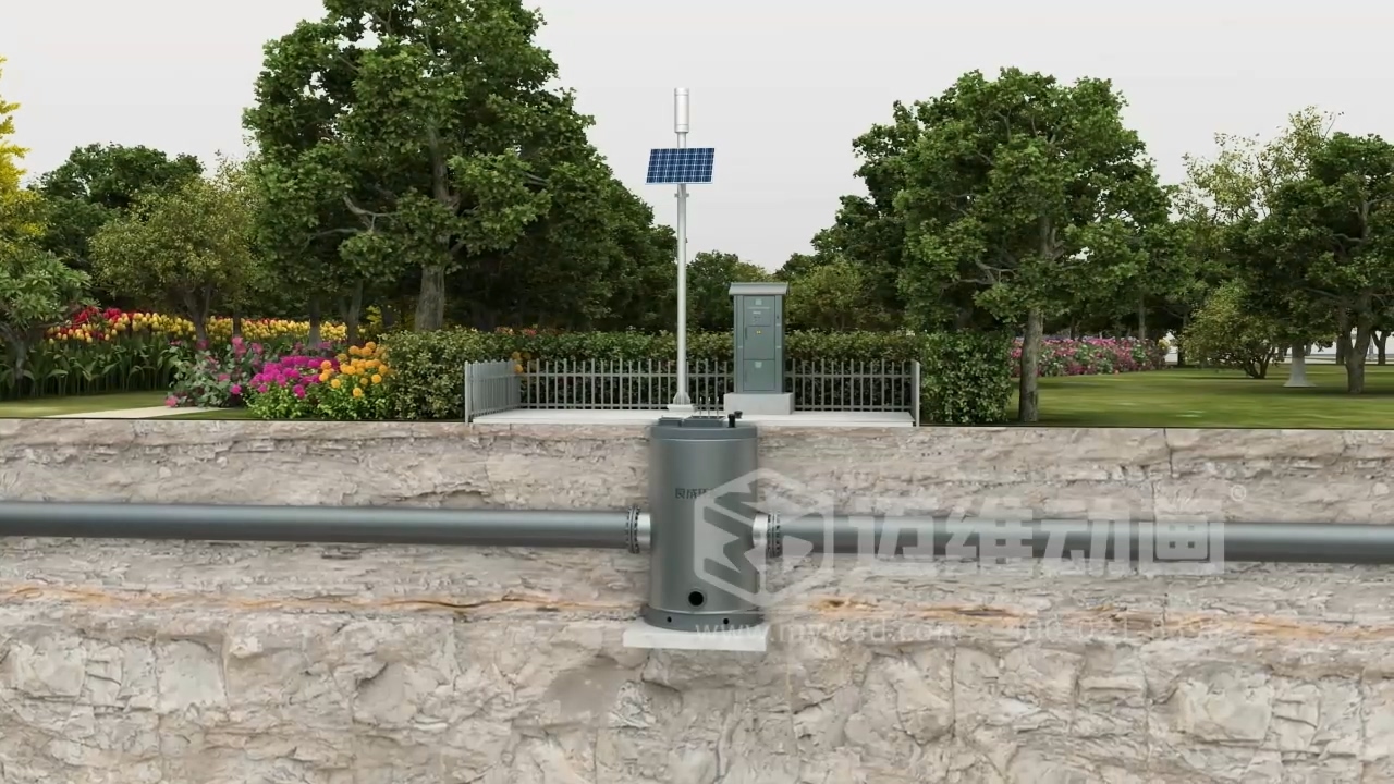 環保項目競標突圍關鍵：三維動畫直觀解析一體化智能截污井 “截污、分流、監測” 全流程原理(圖1)