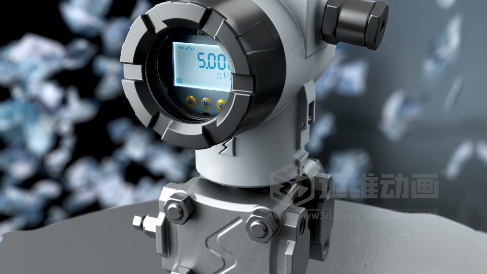 智能壓力變送器三維動畫(圖2)