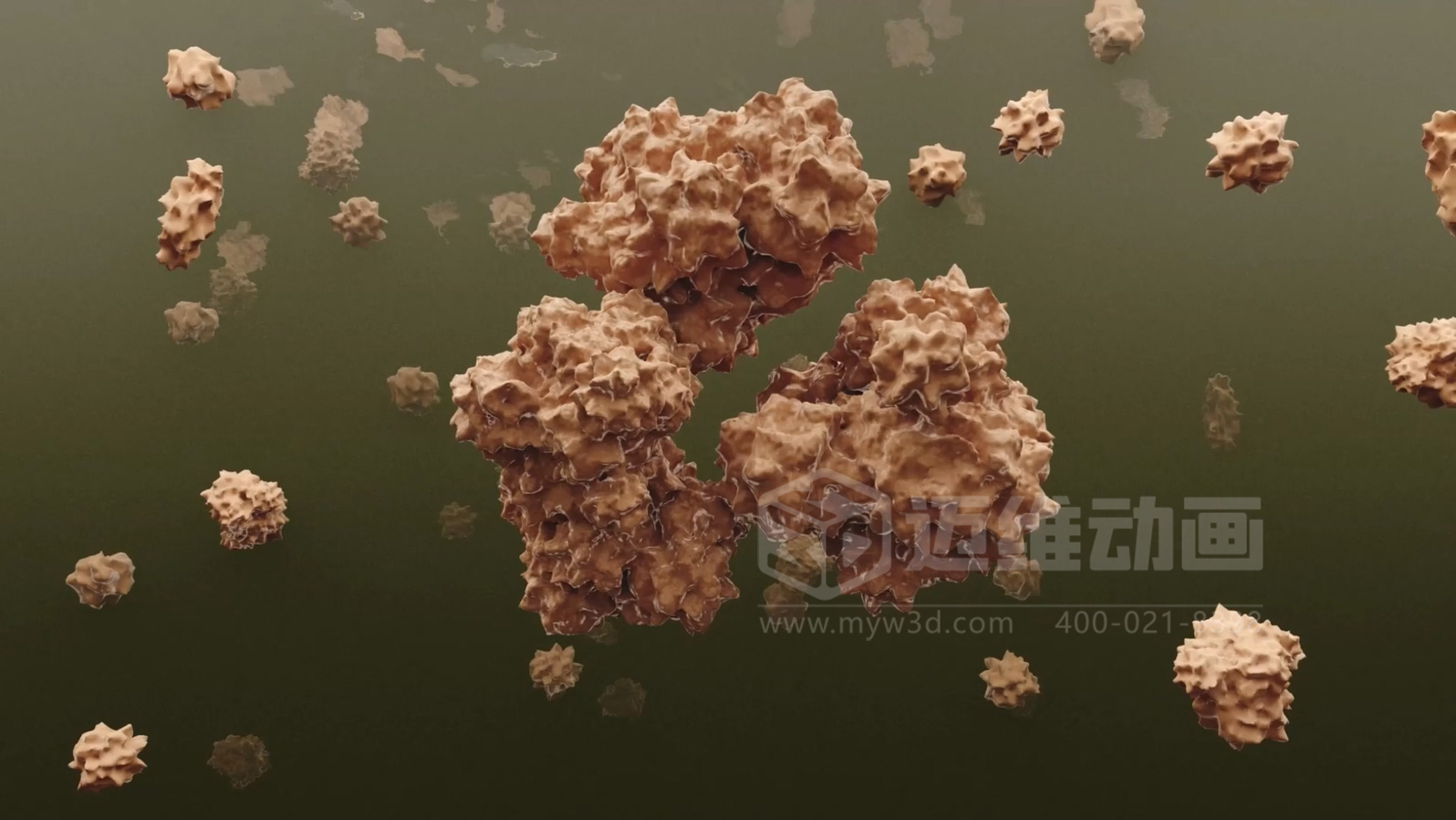 難降解有機物處理三維動畫(圖3) 難降解有機物處理三維動畫(圖3)