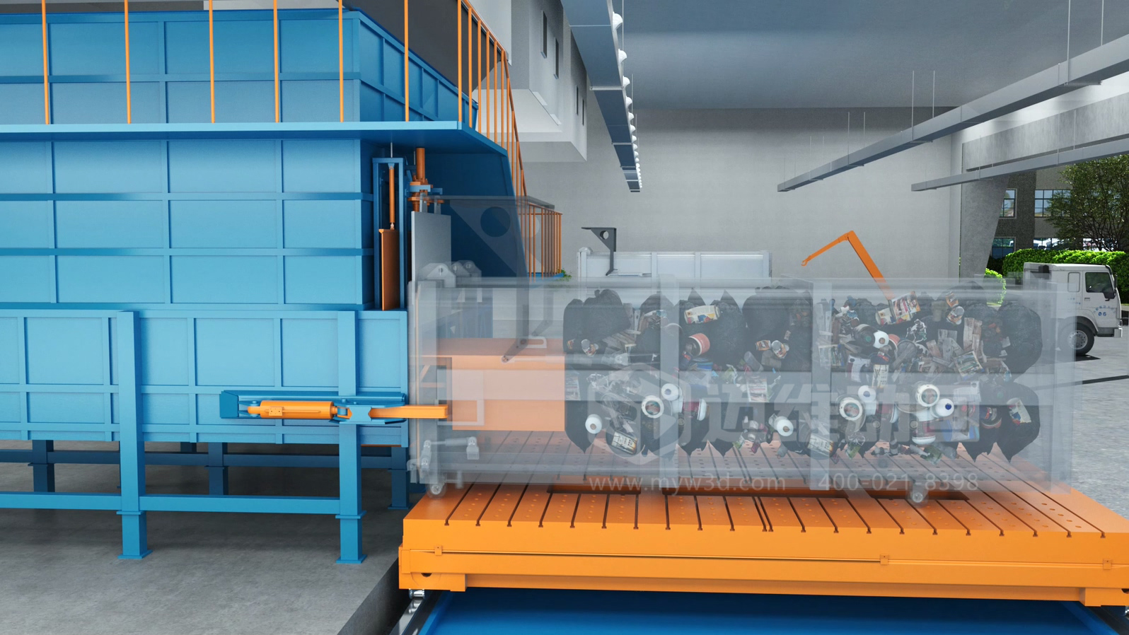 環衛一體化處理工藝三維動畫(圖3)