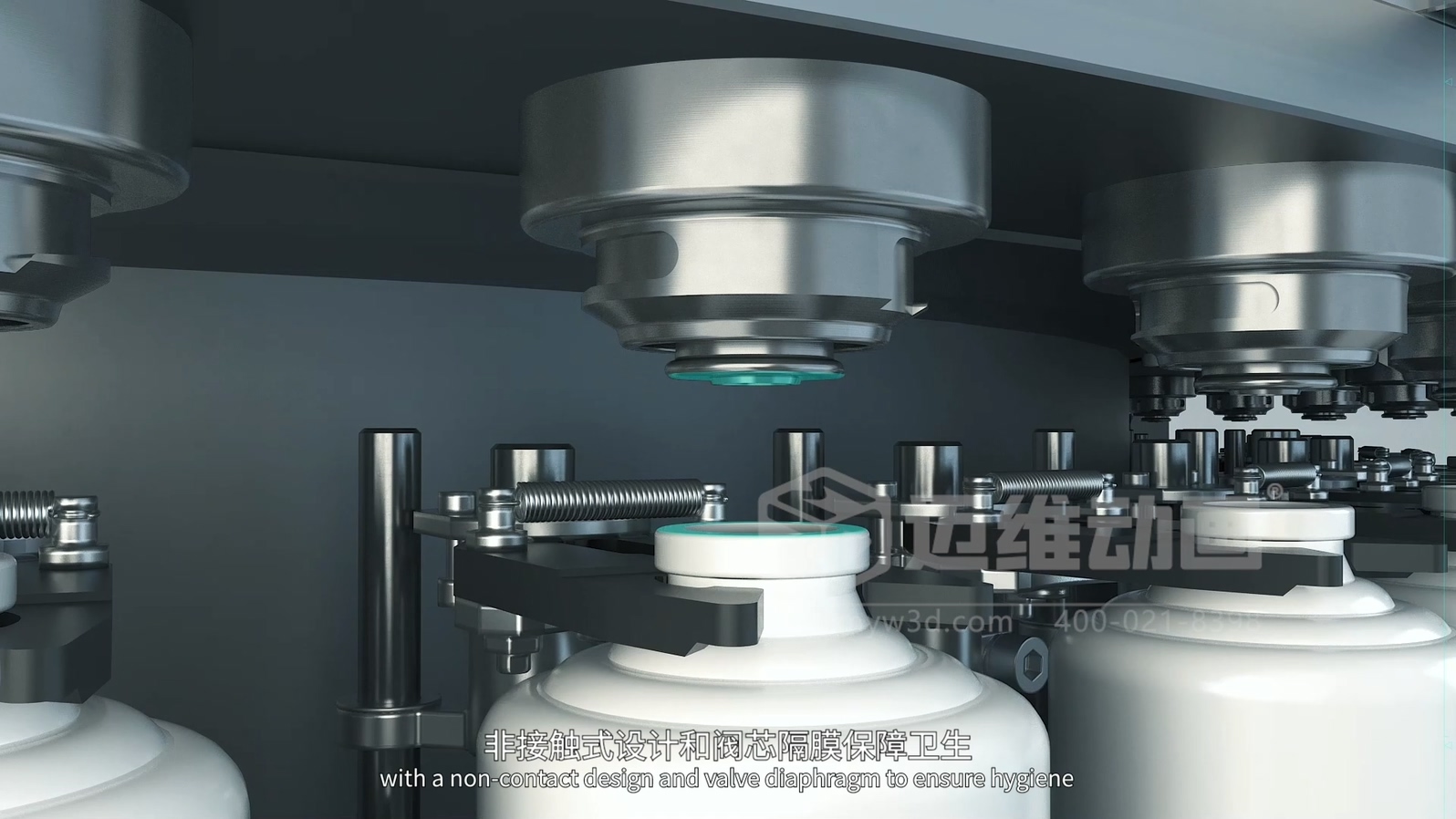 灌裝機生產線三維動畫(圖3)