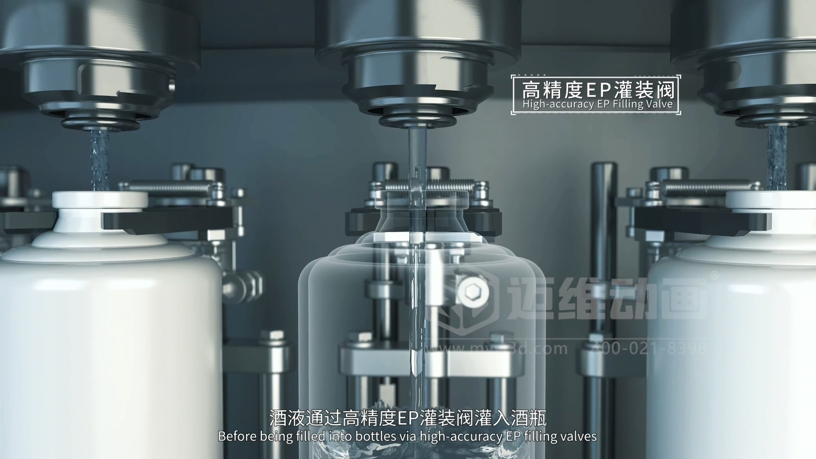 灌裝機生產線三維動畫(圖2)