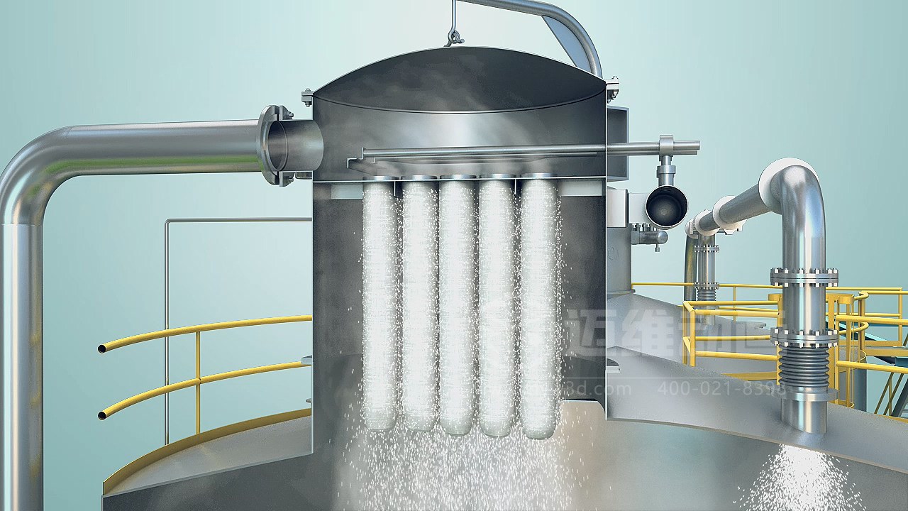 粉粒體物料處理系統(tǒng)三維動畫(圖2)